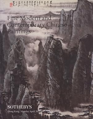 Sothebys April 1997 Fine Modern & Contemporary Chinese Paintings