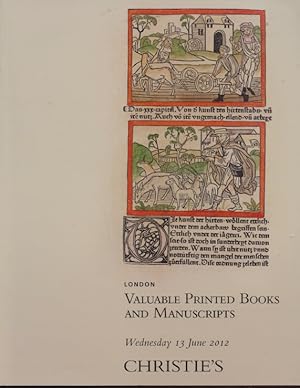 Christies June 2012 Valuable Printed Books and Manuscripts