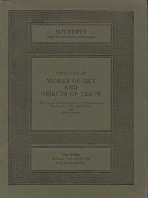 Sothebys April 1980 Works of Art and Objects of Vertu