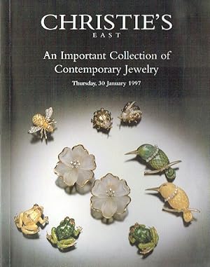 Christies January 1997 An Important Collection of Contemporary Jewellery