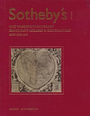 Sothebys Oct 2005/2006 Wardington Library Important Atlases & Geographies 2 Vols