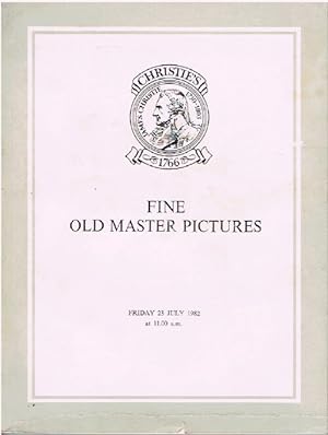 Christies July 1982 Fine Old Master Pictures