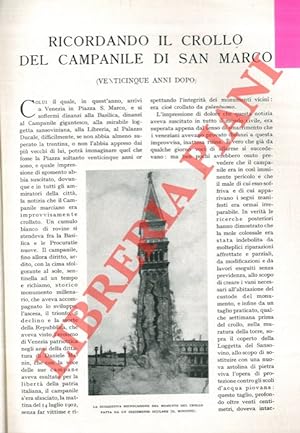 Ricordando il crollo del campanile di San Marco.