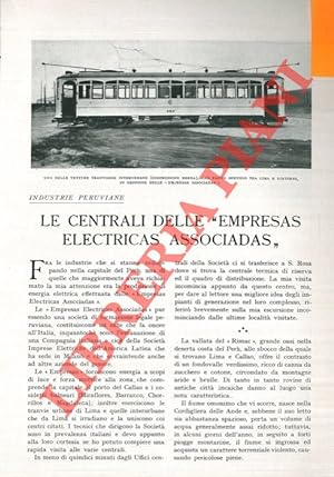 Industrie peruviane. Le centrali delle  Empresas Electricas Associadas  .