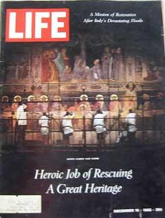 Life Magazine December 16, 1966 -- Cover: Saving Gaddi's "Last Supper"