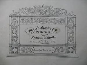 HAYDN Joseph Die Schöpfung La Création Chant Piano ca1840