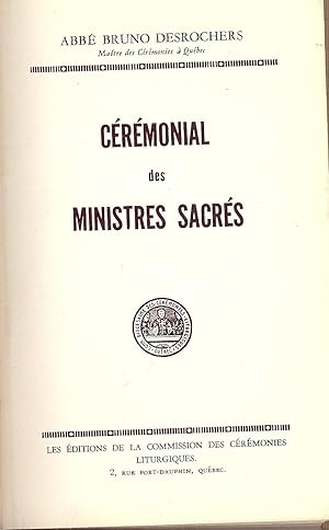 CEREMONIAL DES MINISTRES SACRES