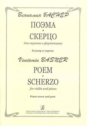 Poem. Scherzo. For violin and piano. Piano score and part