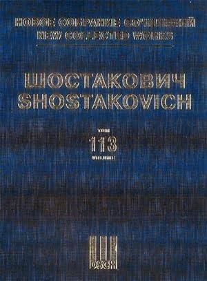 New collected works of Dmitri Shostakovich. Vol. 113. 24 preludes and fugues for piano. Op. 87. E...