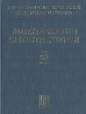 New collected works of Dmitri Shostakovich. Vol. 83. Anti-Formalist Rayok. For Four Basses and Mi...