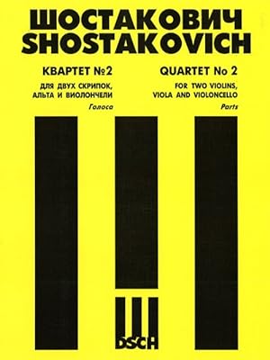 Dmitri Shostakovich. String Quartet No. 2. Book Set of Parts.