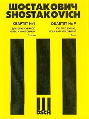 String Quartet No. 9. Op. 117. Book Set of Parts.