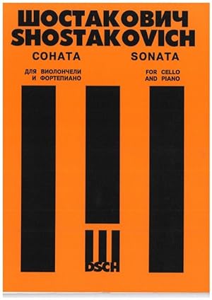 Sonata for cello and piano. Op. 40. Cello part edited by Victor Kubatsky. Fingering and bowing by...