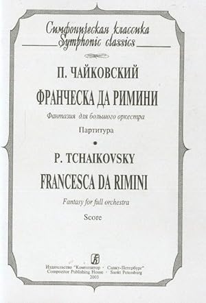 Francesca de Rimini. Fantasy for full orchestra. Pocket Score.