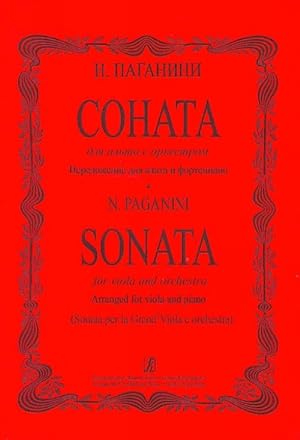 Sonata for viola and orchestra. Arranged for viola and piano. Viola part's edition D. Kosolapov. ...