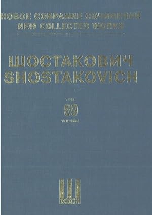 New collected works of Dmitri Shostakovich. Vol. 69. Suites & interludes from the opera Lady Macb...