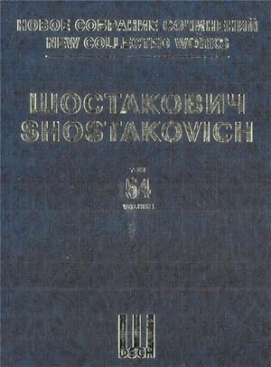 New Collected Works of Dmitri Shostakovich. Vol. 54. Hypothetically murdered. Music to the Variet...