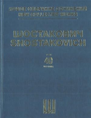 New collected works of Dmitri Shostakovich. Vol. 40. Piano Concerto No. 2. opus 102. Full Score