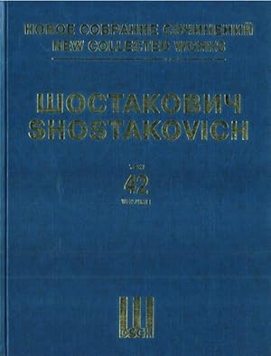 New collected works of Dmitri Shostakovich. Vol. 42. Violin Concerto No. 1 op. 77. Full Score.