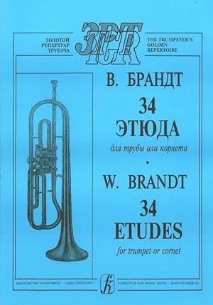 34 Etudes for trumpet or cornet