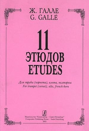 11 Etudes for Trumpet (Cornet), Alto, French-horn