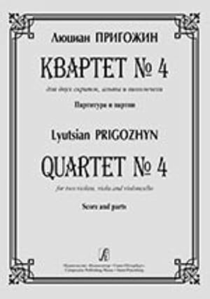 Quartet No. 4 for two violins, viola and violoncello. Score and parts