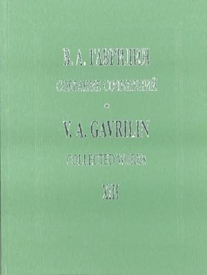 Valery Gavrilin. Collected Works. Vol. 13. Three Vocal Cycles. With transliterated text