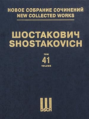 New Collected Works of Dmitri Shostakovich. Vol. 41. Piano Concerto No. 2. Op. 102. Piano score. ...