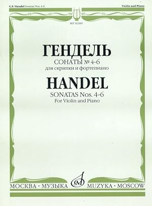 Sonatas No. 4-6 for violin and piano.