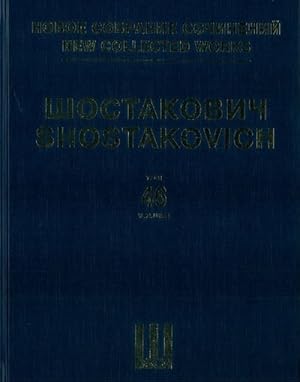 New Collected Works of Dmitri Shostakovich. Vol. 46. Cello Concerto No. 1. Op. 107. Score