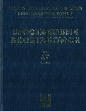 New Collected Works of Dmitri Shostakovich. Volume 47. Cello Concerto No. 1. Op. 107. Arranged fo...