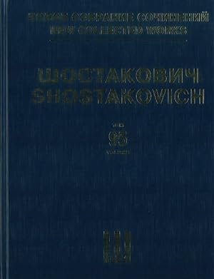New Collected Works of Dmitri Shostakovich. Vol.95. Six Romances, Op.62. Five Romances, Op.98. Fo...