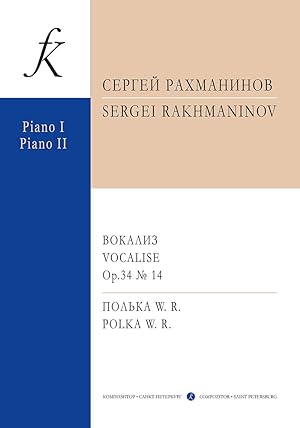 Vocalise. Op. 34, No. 14. Polka W. R. Transcription for two pianos by A. Ovsyannikov