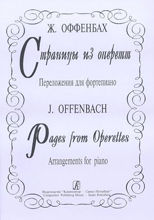 Pages from Operettes . Arrangements for piano