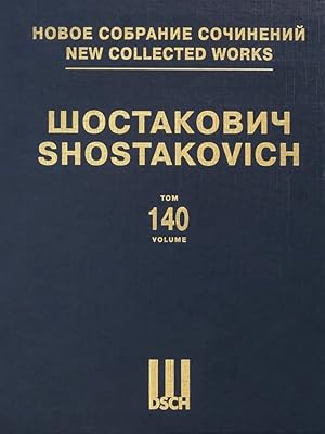 New Collected Works of Dmitri Shostakovich. Vol. 140. Film music. "Hamlet". Op. 116. Published in...