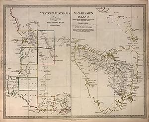 Western Australia Containing the Settlements of Swan River and King George's Sound. Van-Diemen Is...