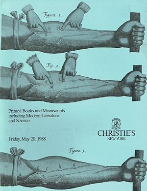 Christies May 1988 Printed Books & Manuscripts inc. Modern Literature & Science