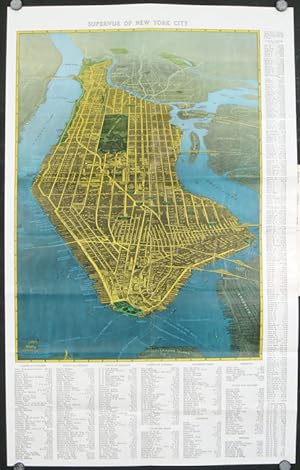 New York Latest Guide and Illustrated Map in Colors: With Street Index, Transportation Maps, Elev...