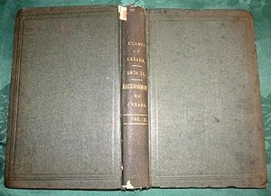Canada. Canadian Census 1870-71. 2nd volume