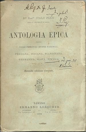 Antologia epica tratta dalle principali epopee nazionali, persiana, indiana, scandinava, germanic...