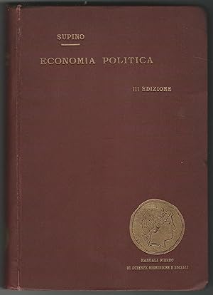 Principi di economia politica. Terza edizione.