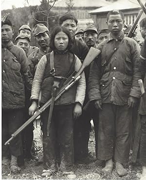 Original Press Photo - Chinese Peasant Soldiers captured by Japanese, 1939