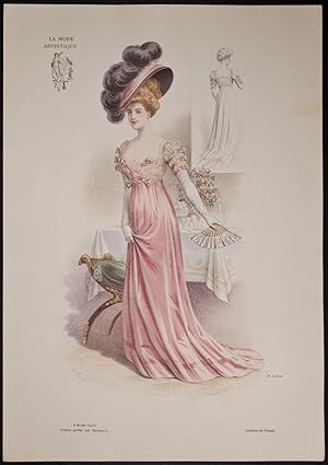 Fashionably Dressed Woman by Paquin