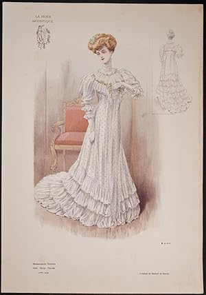 Fashionably Dressed Woman by Beshof & David