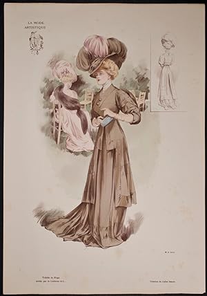 Fashionably Dressed Woman by Callot Soeurs