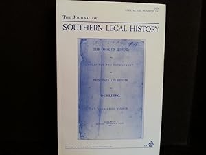 The Journal of Southern Legal History: Volume VII, Number 1 & 2