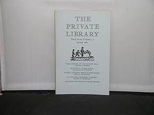 The Private Library Third Series Volume 3:1 Spring 1980 Articles include Peter Stockham On Sellin...