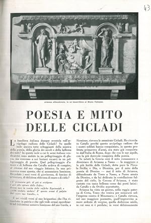 Poesia e mito delle Cicladi.