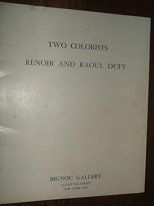 Two Colorists Renoir and Raoul Dufy