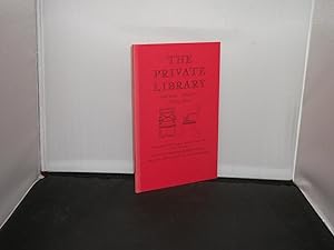 The Private Library Fifth Series Volume 7:1 Spring 2004 articles include Rare Architectural Books...